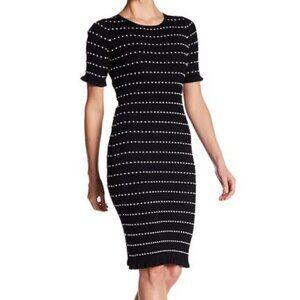 NWOT Alton Gray Black & White Bodycon Dress Sz-P/S